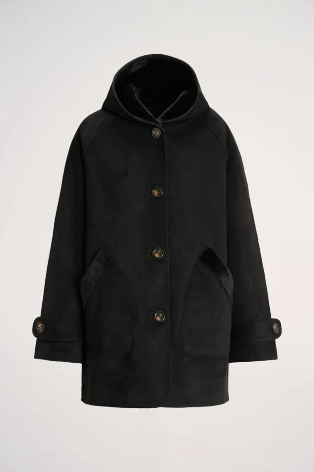 Luisa Spagnoli Outerwear Spessore 8211 Reversible Jacket Black 8211 Women Luisa Spagnoli Outerwear Spessore 8211 Reversible Jacket Black 8211 Women