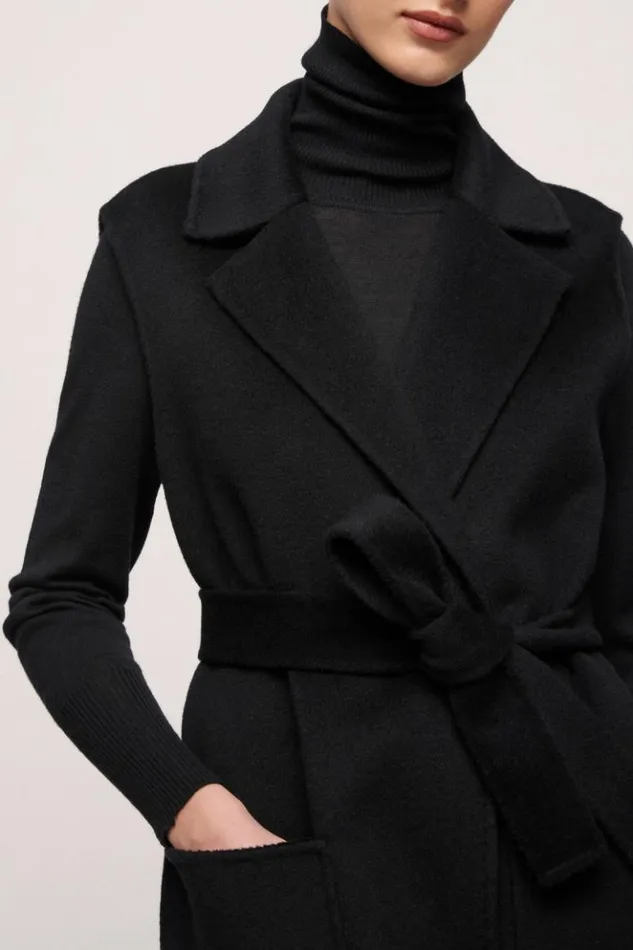 Luisa Spagnoli Outerwear Sula 8211 RobeStyle Gilet Black 8211 Women Luisa Spagnoli Outerwear Sula 8211 RobeStyle Gilet Black 8211 Women