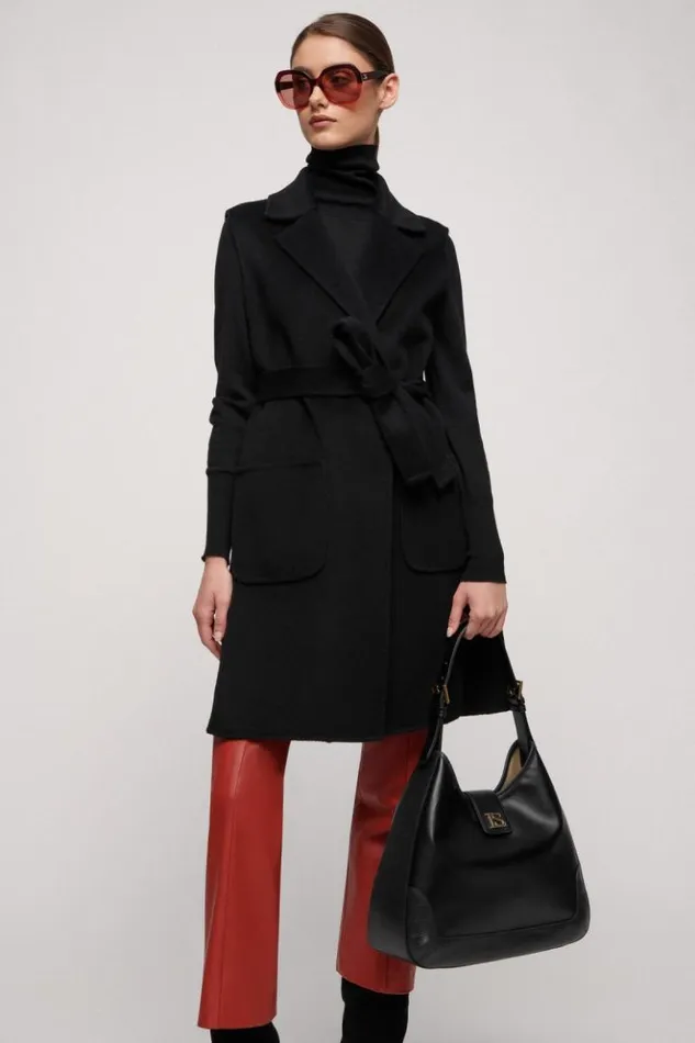 Luisa Spagnoli Outerwear Sula 8211 RobeStyle Gilet Black 8211 Women Luisa Spagnoli Outerwear Sula 8211 RobeStyle Gilet Black 8211 Women