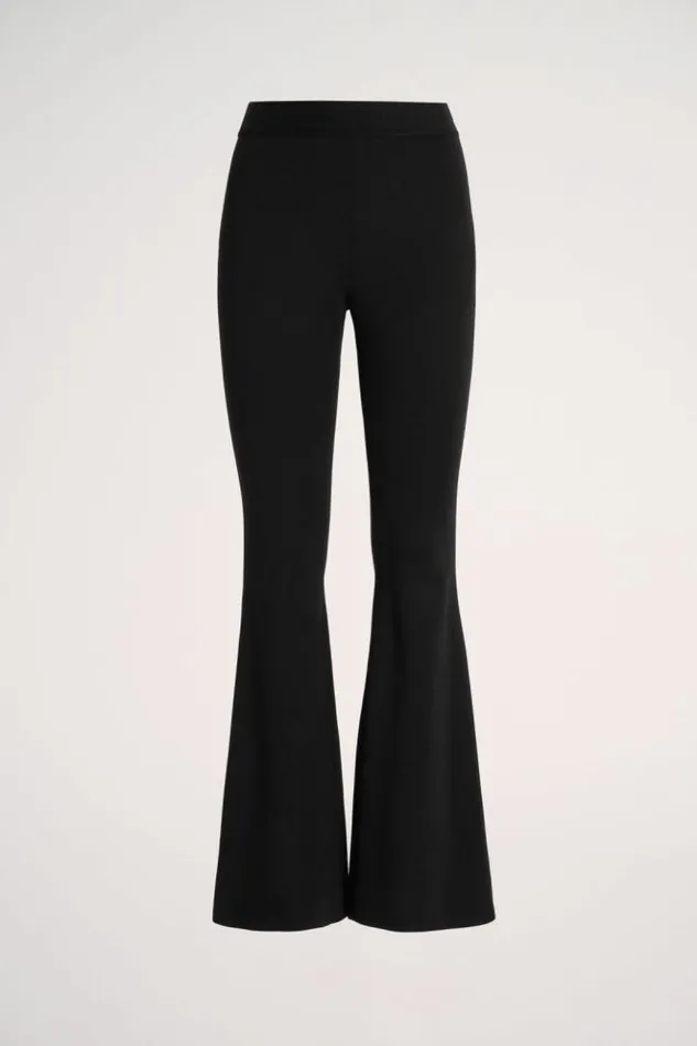 Luisa Spagnoli Pants Meccanismo 8211 Flared Trousers Black 8211 Women Luisa Spagnoli Pants Meccanismo 8211 Flared Trousers Black 8211 Women