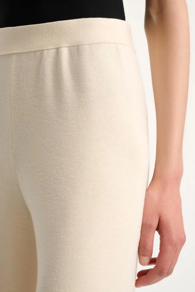 Luisa Spagnoli Pants Modine 8211 Knit Wool Trousers Cream 8211 Women Luisa Spagnoli Pants Modine 8211 Knit Wool Trousers Cream 8211 Women