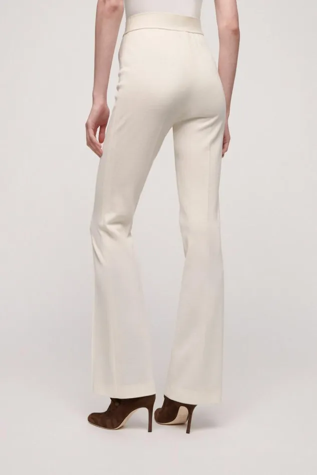 Luisa Spagnoli Pants Modit 8211 Wool Trousers Cream 8211 Women Luisa Spagnoli Pants Modit 8211 Wool Trousers Cream 8211 Women