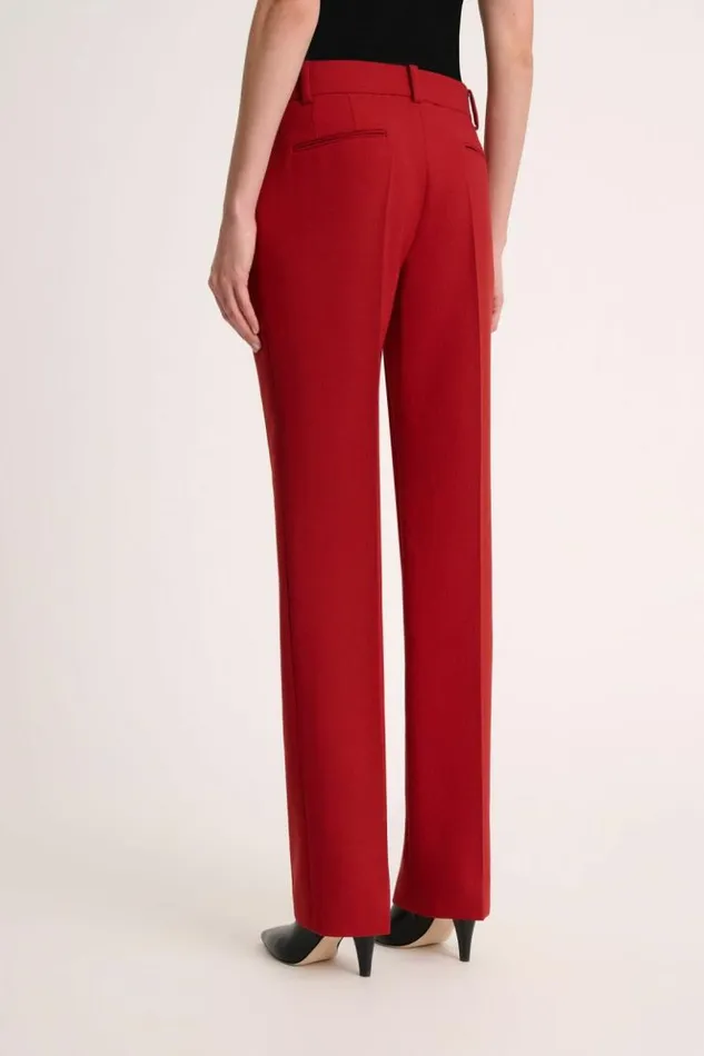 Luisa Spagnoli Pants Oculista 8211 Blended Wool Trousers Red 8211 Women Luisa Spagnoli Pants Oculista 8211 Blended Wool Trousers Red 8211 Women