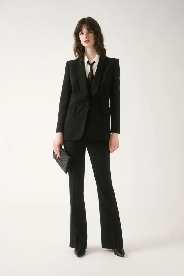 Luisa Spagnoli Pants Onomastico 8211 Elegant Trousers Black 8211 Women Luisa Spagnoli Pants Onomastico 8211 Elegant Trousers Black 8211 Women