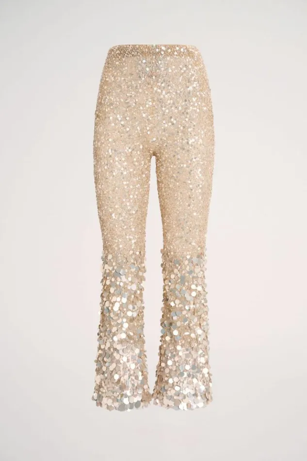 Luisa Spagnoli Pants Oreto 8211 Sequined Trousers 8211 Fashion Show 8211 Women Luisa Spagnoli Pants Oreto 8211 Sequined Trousers 8211 Fashion Show 8211 Women