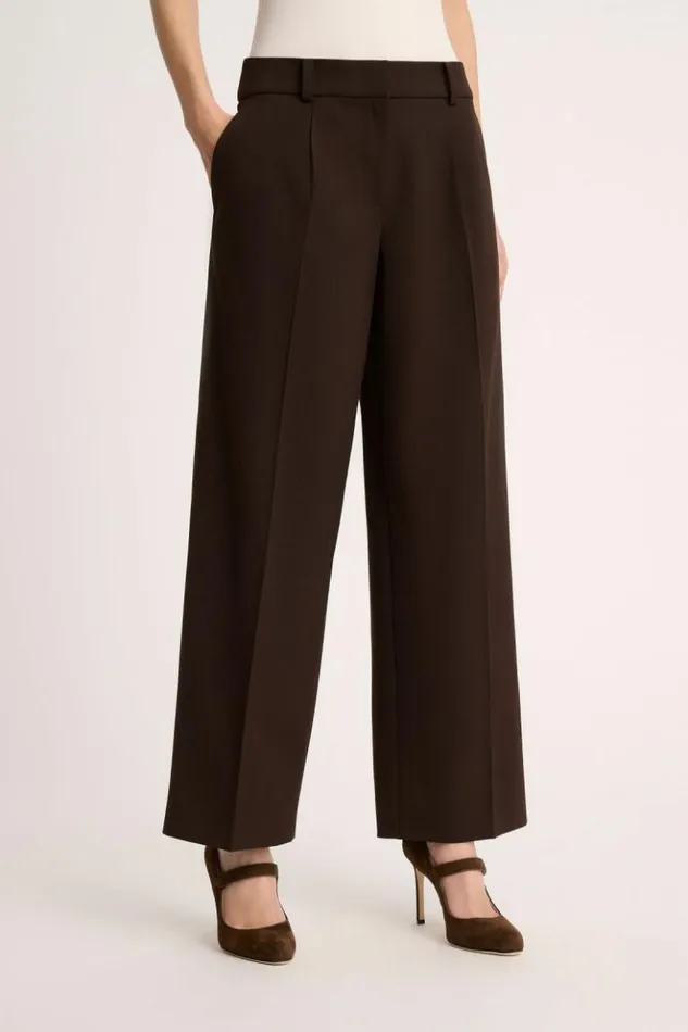 Luisa Spagnoli Pants Oste 8211 Wide Leg Trousers Brown 8211 Women