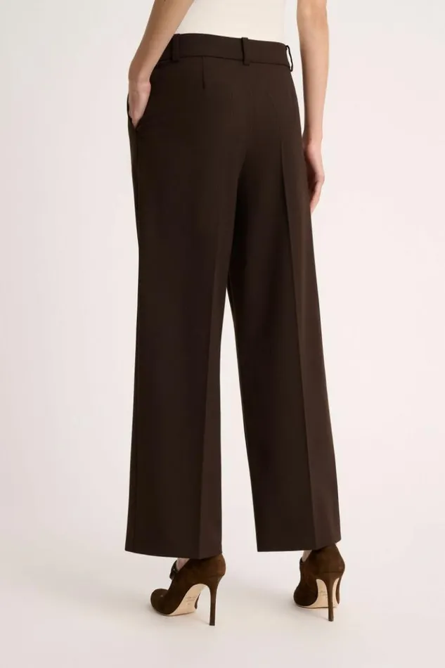 Luisa Spagnoli Pants Oste 8211 Wide Leg Trousers Brown 8211 Women Luisa Spagnoli Pants Oste 8211 Wide Leg Trousers Brown 8211 Women
