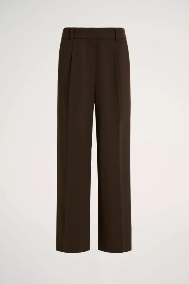 Luisa Spagnoli Pants Oste 8211 Wide Leg Trousers Brown 8211 Women Luisa Spagnoli Pants Oste 8211 Wide Leg Trousers Brown 8211 Women