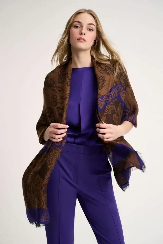 Luisa Spagnoli Scarves And Foulards Roccatura 8211 Jacquard Scarf 8211 Women Luisa Spagnoli Scarves And Foulards Roccatura 8211 Jacquard Scarf 8211 Women