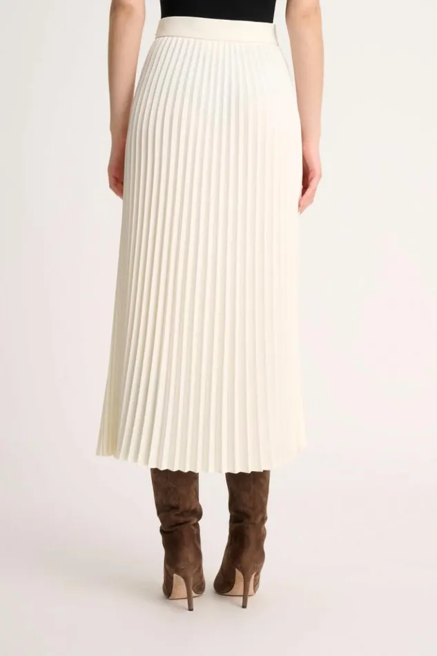 Luisa Spagnoli Skirts And Shorts Filetto 8211 Pleated Skirt Butter 8211 Women Luisa Spagnoli Skirts And Shorts Filetto 8211 Pleated Skirt Butter 8211 Women