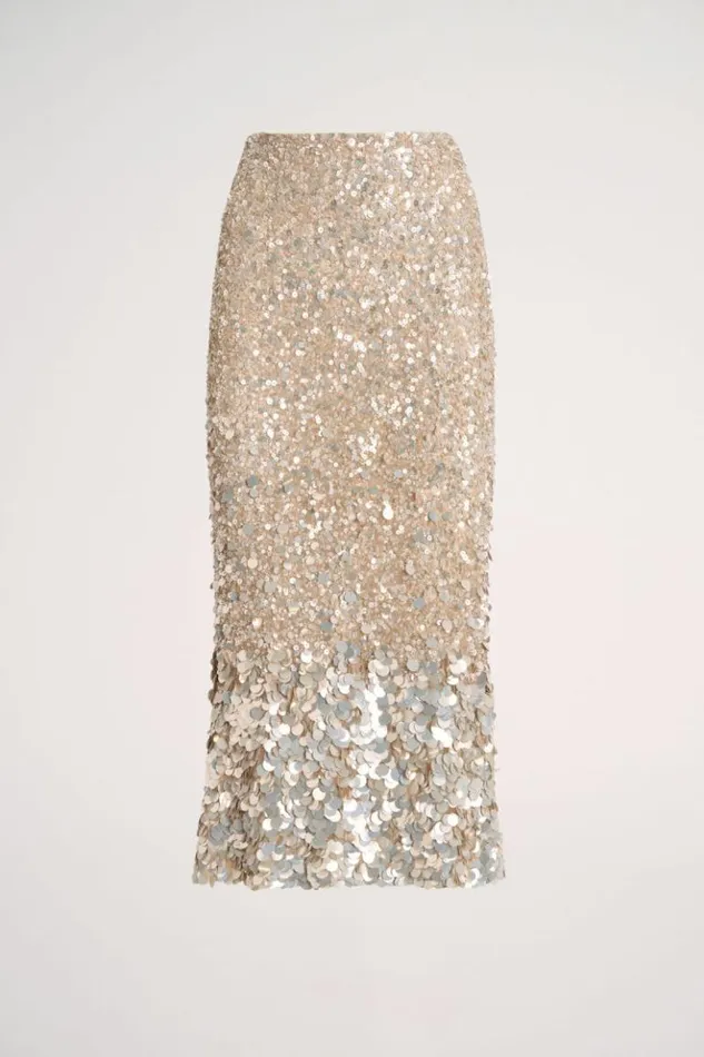 Luisa Spagnoli Skirts And Shorts Filtro 8211 Sequin Skirt 8211 Fashion Show 8211 Women Luisa Spagnoli Skirts And Shorts Filtro 8211 Sequin Skirt 8211 Fashion Show 8211 Women