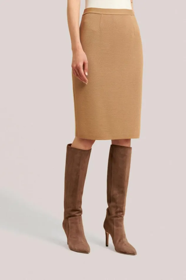 Luisa Spagnoli Skirts And Shorts Macadamia 8211 Woolen Skirt Camel 8211 Women