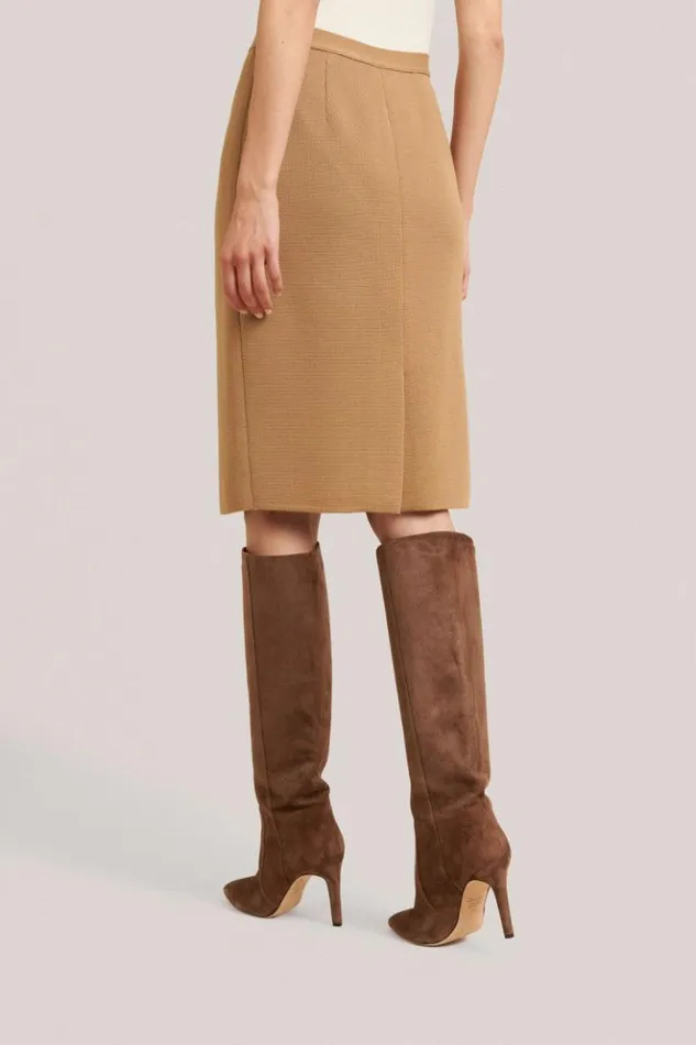 Luisa Spagnoli Skirts And Shorts Macadamia 8211 Woolen Skirt Camel 8211 Women Luisa Spagnoli Skirts And Shorts Macadamia 8211 Woolen Skirt Camel 8211 Women