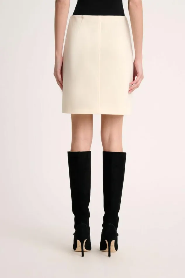 Luisa Spagnoli Skirts And Shorts Meme 8211 Wool Miniskirt Cream 8211 Women Luisa Spagnoli Skirts And Shorts Meme 8211 Wool Miniskirt Cream 8211 Women
