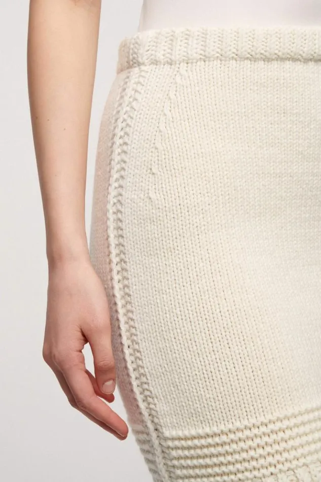 Luisa Spagnoli Skirts And Shorts Mescalina 8211 Wool Skirt Cream 8211 Women Luisa Spagnoli Skirts And Shorts Mescalina 8211 Wool Skirt Cream 8211 Women