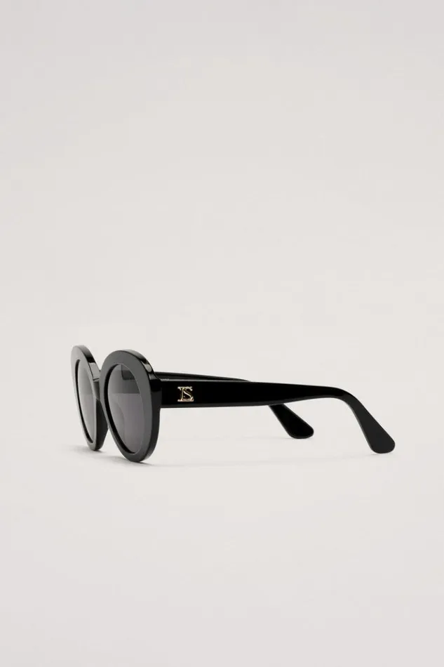 Luisa Spagnoli Sunglasses Xemma 8211 CatEye Sunglasses Blackgold 8211 Women Luisa Spagnoli Sunglasses Xemma 8211 CatEye Sunglasses Blackgold 8211 Women