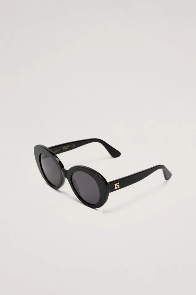 Luisa Spagnoli Sunglasses Xemma 8211 CatEye Sunglasses Blackgold 8211 Women Luisa Spagnoli Sunglasses Xemma 8211 CatEye Sunglasses Blackgold 8211 Women