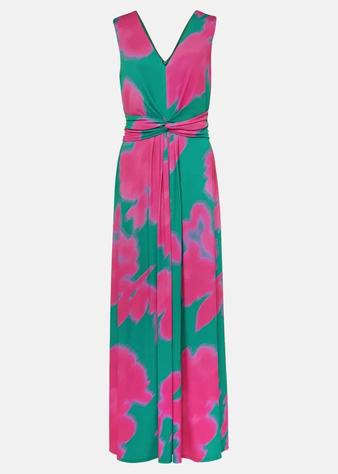Madison Abstract Maxi Dress Pinkgreen Women Phase Eight Dresses
