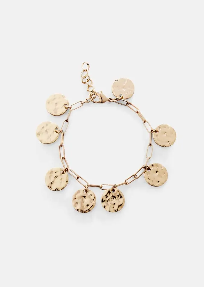 Magsie Gold Plated Disc Bracelet Gold Women Phase Eight Jewellery