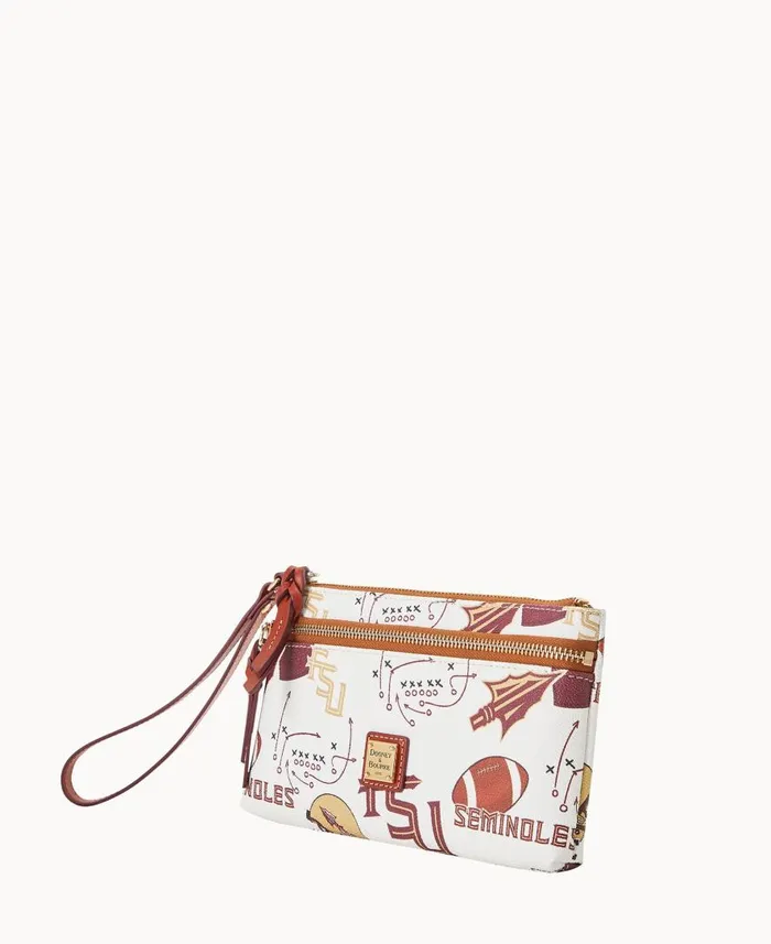ManWoman Collegiate Florida State Double Zip Wristlet Florida State University Dooney and Bourke Wallets ManWoman Collegiate Florida State Double Zip Wristlet Florida State University Dooney and Bourke Wallets