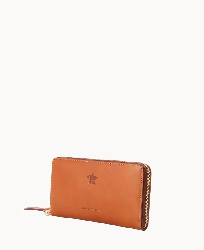 ManWoman MLB Astros Large Zip Around Wristlet Astros Dooney and Bourke Wallets ManWoman MLB Astros Large Zip Around Wristlet Astros Dooney and Bourke Wallets