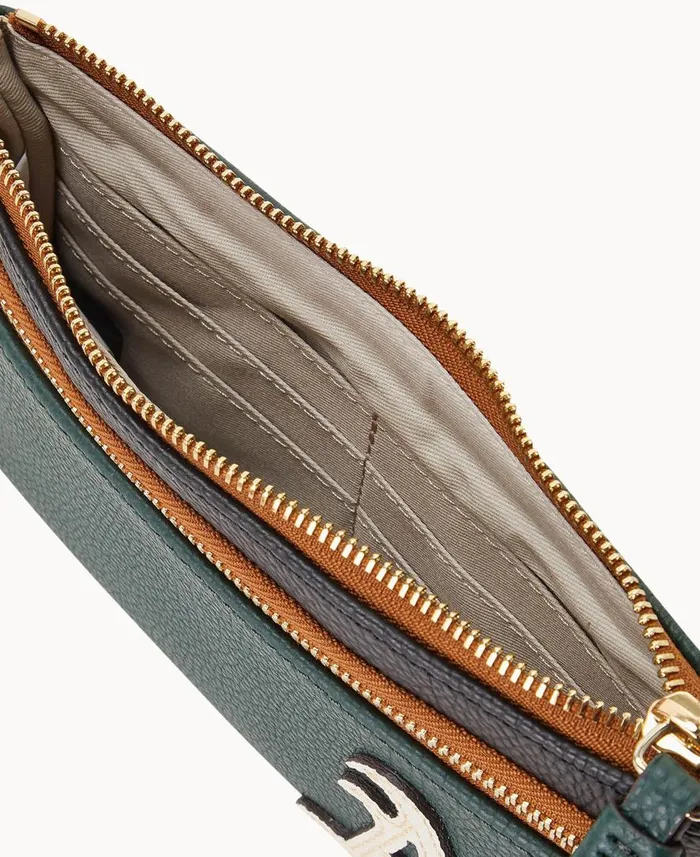 ManWoman MLB Athletics Double Zip Wristlet Athletics Dooney and Bourke Wallets ManWoman MLB Athletics Double Zip Wristlet Athletics Dooney and Bourke Wallets
