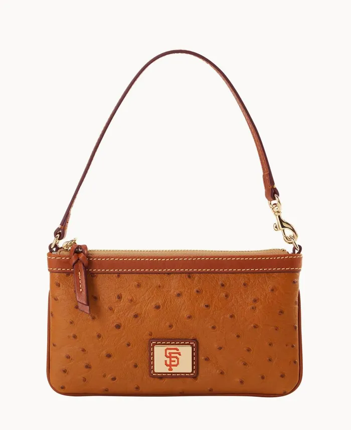 ManWoman MLB Giants Large Slim Wristlet Giants Dooney and Bourke Wallets