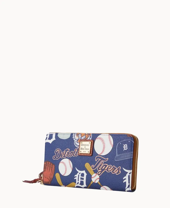 ManWoman MLB Tigers Large Zip Around Wristlet Tigers Dooney and Bourke Wallets ManWoman MLB Tigers Large Zip Around Wristlet Tigers Dooney and Bourke Wallets