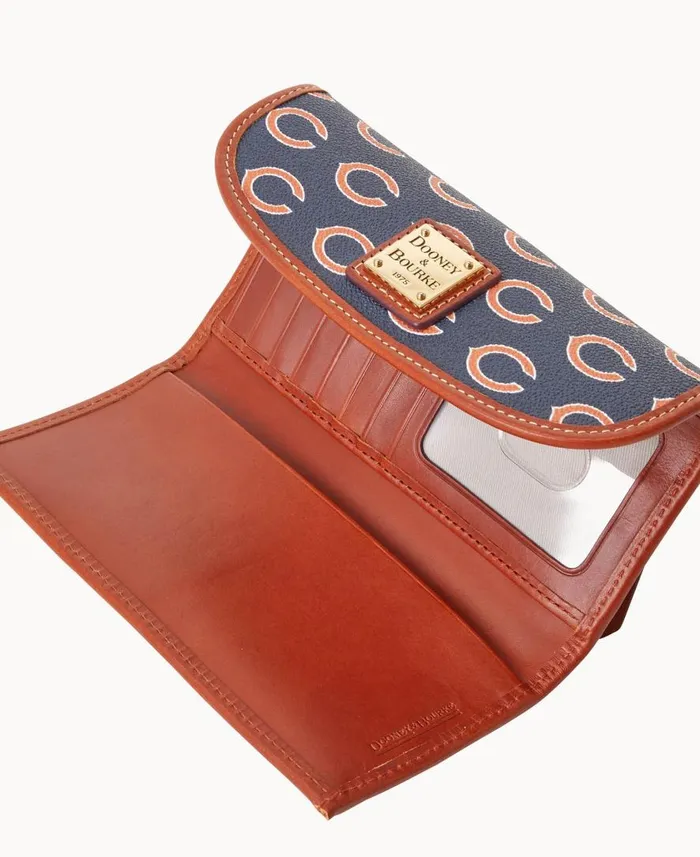 ManWoman NFL Bears Continental Clutch Bears Dooney and Bourke Wallets ManWoman NFL Bears Continental Clutch Bears Dooney and Bourke Wallets