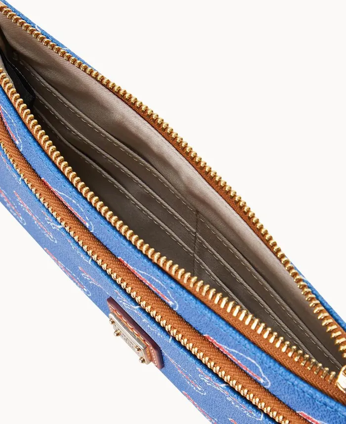ManWoman NFL Bills Double Zip Wristlet Buffalo Bills Dooney and Bourke Wallets ManWoman NFL Bills Double Zip Wristlet Buffalo Bills Dooney and Bourke Wallets
