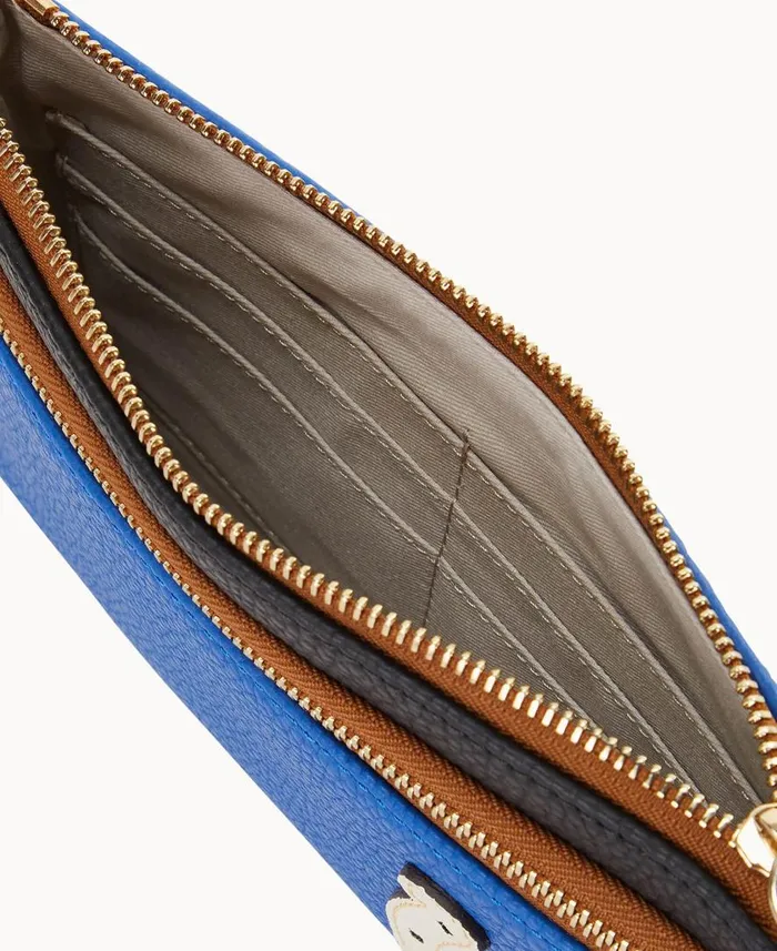 ManWoman NFL Colts Double Zip Wristlet Colts Dooney and Bourke Wallets ManWoman NFL Colts Double Zip Wristlet Colts Dooney and Bourke Wallets