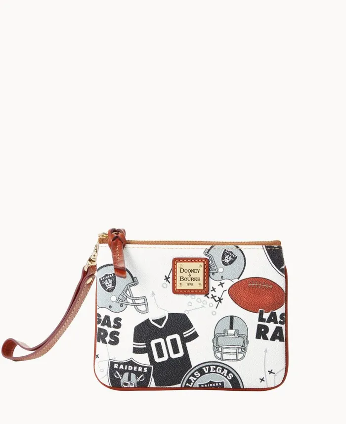 ManWoman NFL Raiders Stadium Wristlet Raiders Dooney and Bourke Wallets