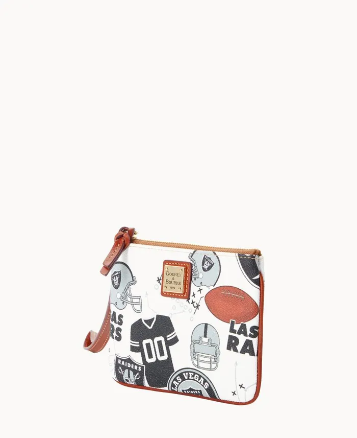 ManWoman NFL Raiders Stadium Wristlet Raiders Dooney and Bourke Wallets ManWoman NFL Raiders Stadium Wristlet Raiders Dooney and Bourke Wallets