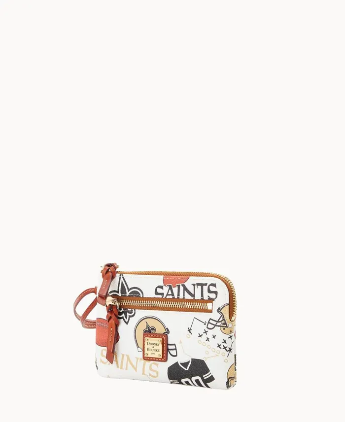ManWoman NFL Saints Zip Around Wristlet Saints Dooney and Bourke Wallets ManWoman NFL Saints Zip Around Wristlet Saints Dooney and Bourke Wallets