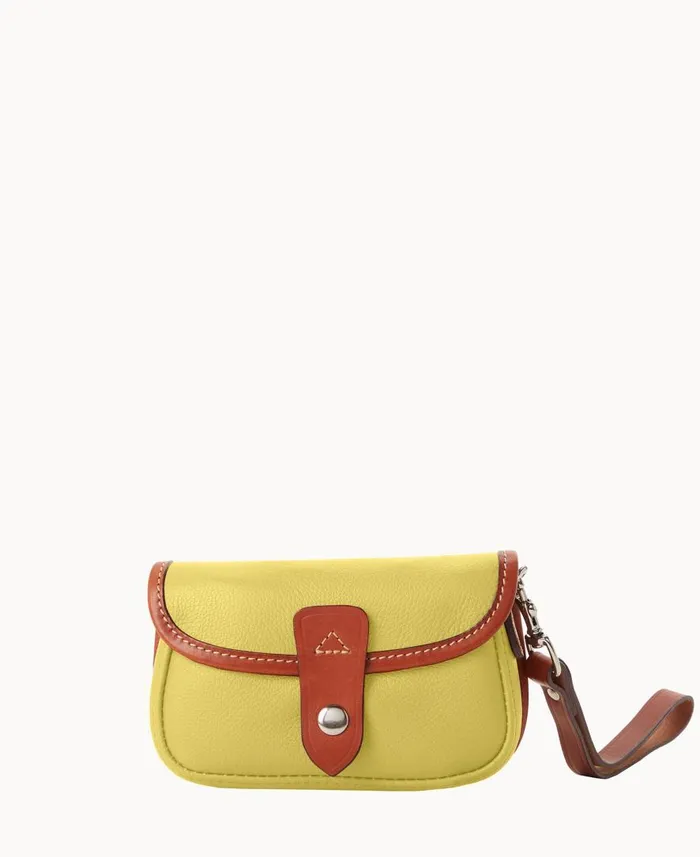 ManWoman Oncour Twist Flap Wristlet Butter Dooney and Bourke Wallets