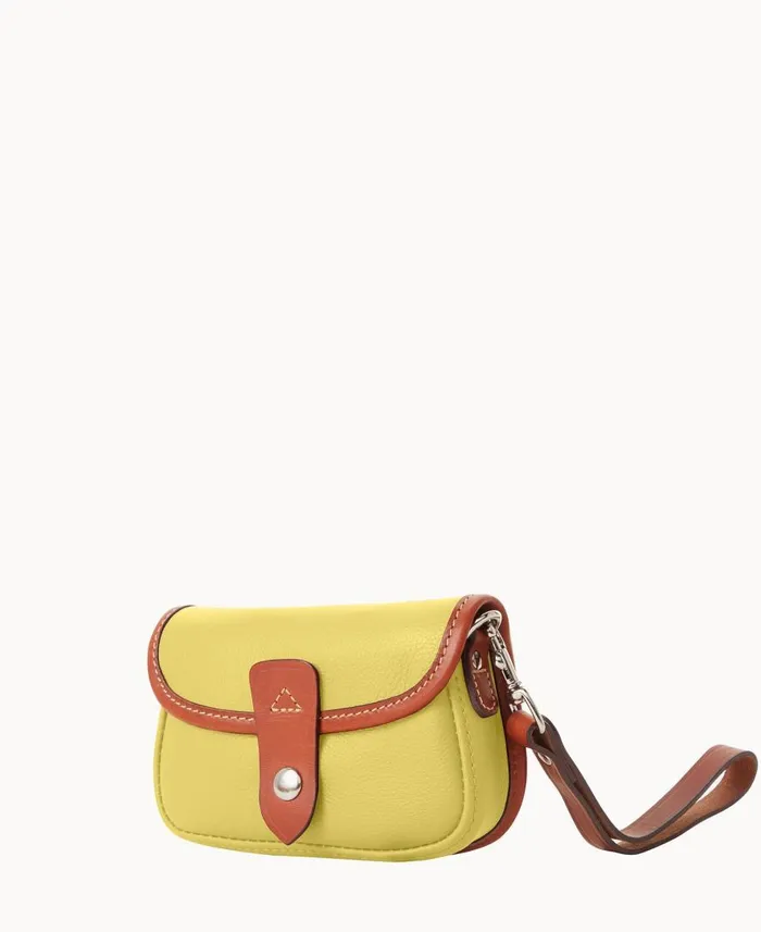 ManWoman Oncour Twist Flap Wristlet Butter Dooney and Bourke Wallets ManWoman Oncour Twist Flap Wristlet Butter Dooney and Bourke Wallets