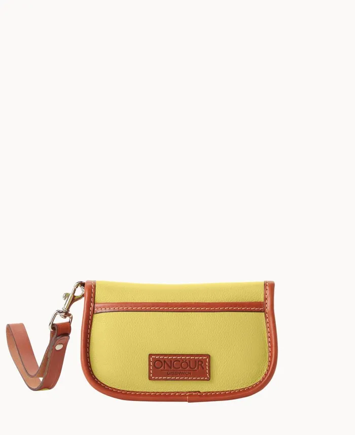 ManWoman Oncour Twist Flap Wristlet Butter Dooney and Bourke Wallets ManWoman Oncour Twist Flap Wristlet Butter Dooney and Bourke Wallets