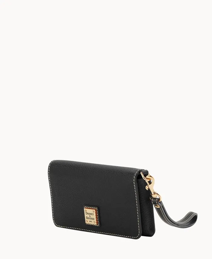ManWoman Pebble Grain Fey Phone Wristlet Black Black Dooney and Bourke Wallets ManWoman Pebble Grain Fey Phone Wristlet Black Black Dooney and Bourke Wallets