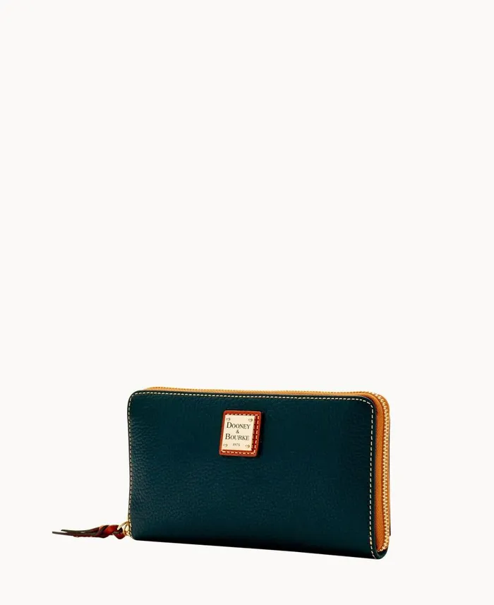 ManWoman Pebble Grain Large Zip Around Wristlet Black Dooney and Bourke Wallets ManWoman Pebble Grain Large Zip Around Wristlet Black Dooney and Bourke Wallets