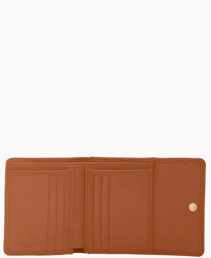 ManWoman Pebble Grain Small Flap Credit Card Wallet Caramel Dooney and Bourke Wallets ManWoman Pebble Grain Small Flap Credit Card Wallet Caramel Dooney and Bourke Wallets