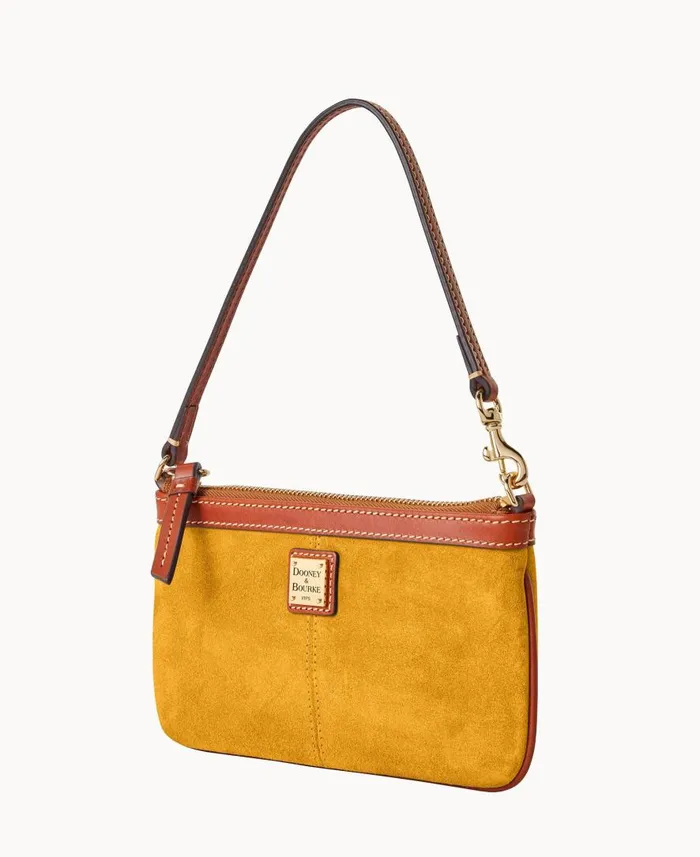 ManWoman Suede Large Slim Wristlet Chamois Dooney and Bourke Wallets ManWoman Suede Large Slim Wristlet Chamois Dooney and Bourke Wallets