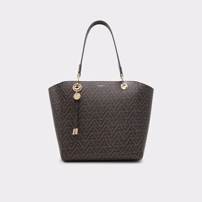 Marcelinee Brown Overflow Women ALDO Tote Bags