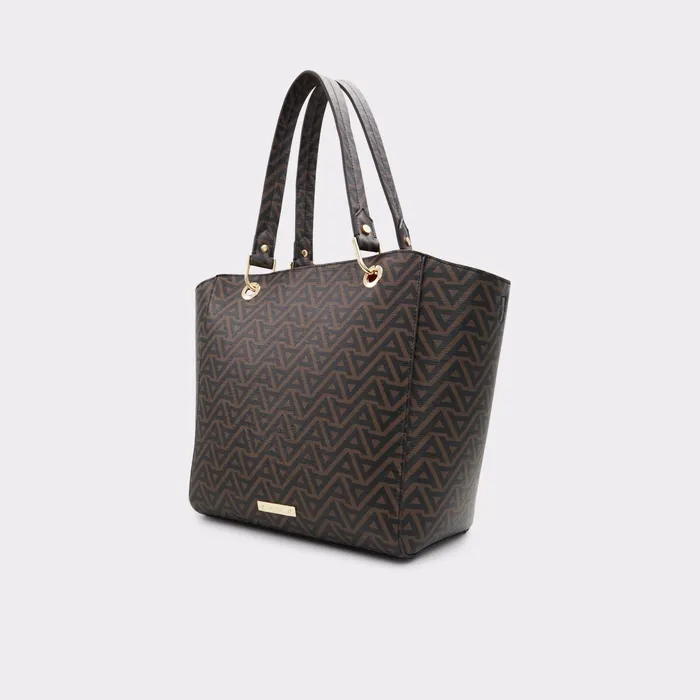 Marcelinee Brown Overflow Women ALDO Tote Bags