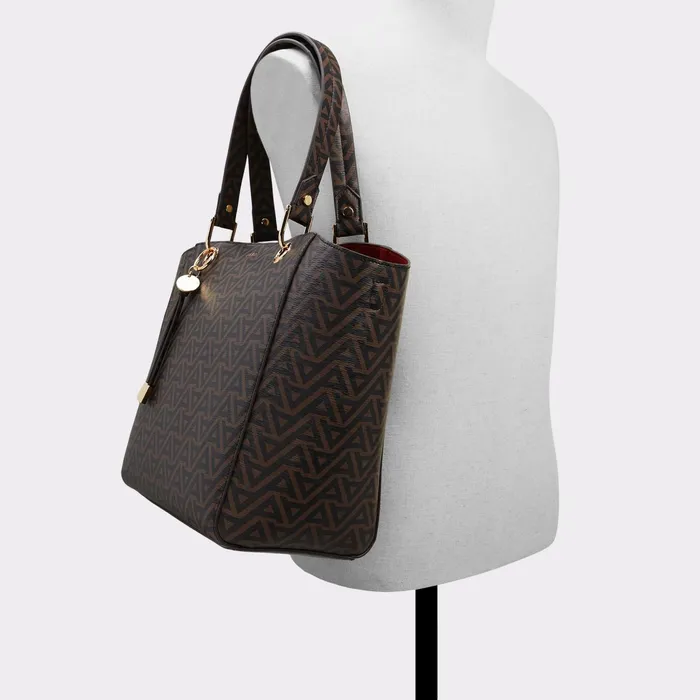 Marcelinee Brown Overflow Women ALDO Tote Bags