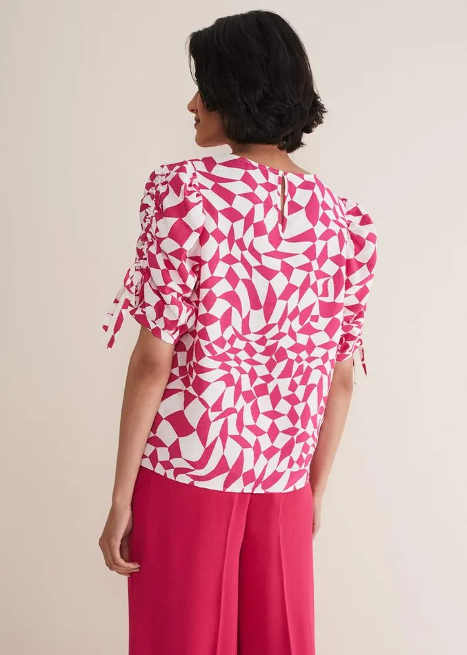 Marnie Geo Top Multicoloured Women Phase Eight Shirts and Blouses