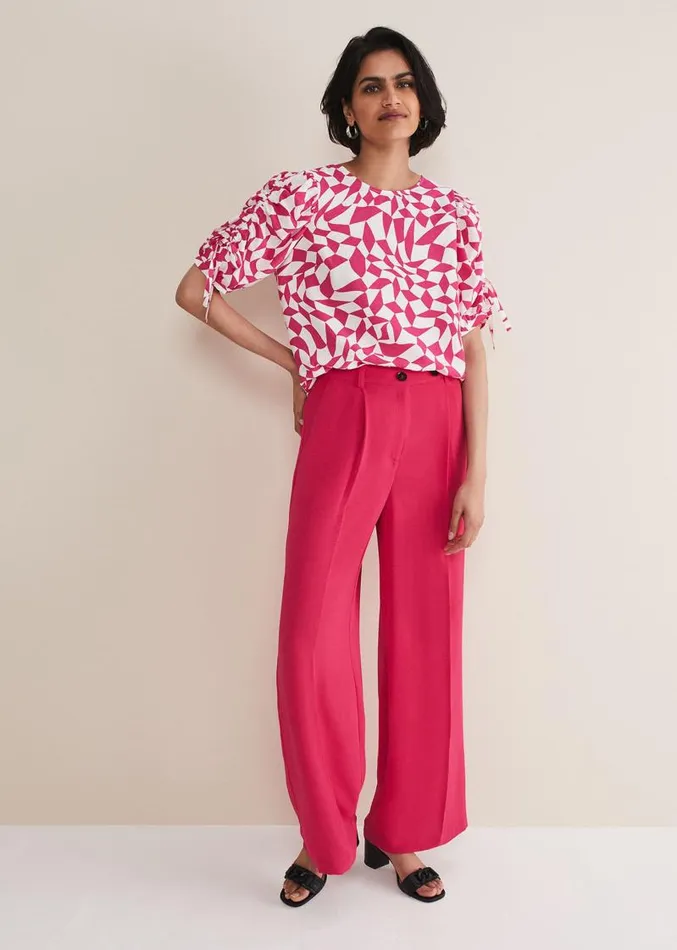 Marnie Geo Top Multicoloured Women Phase Eight Shirts and Blouses