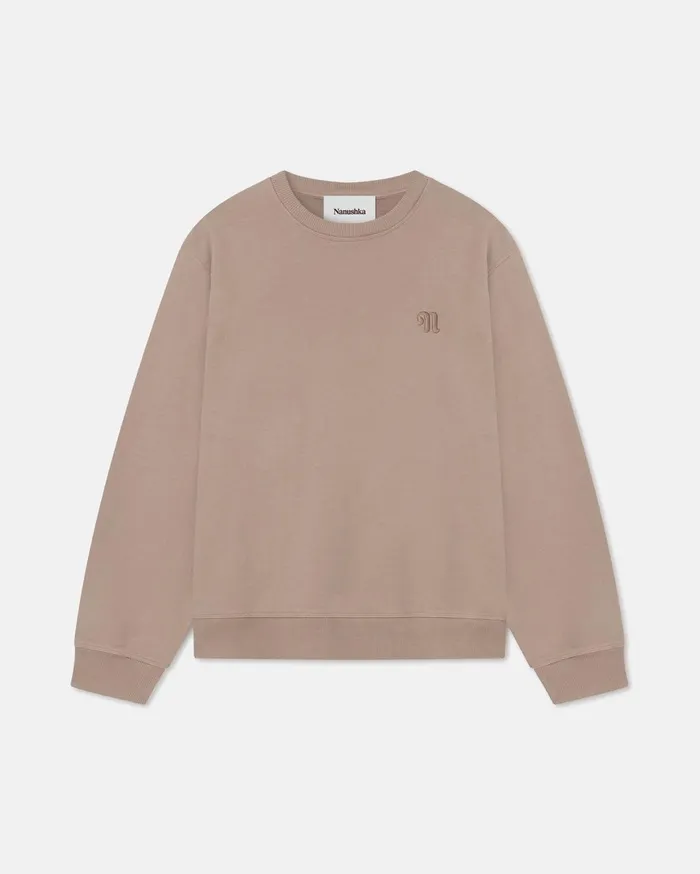 Mart Recycled Cotton Sweatshirt Nut WomenMen Nanushka Sweatshirts