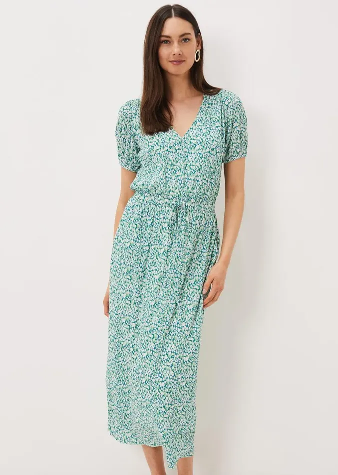Melani Ditsy Print Midaxi Dress Multicoloured Women Phase Eight Dresses