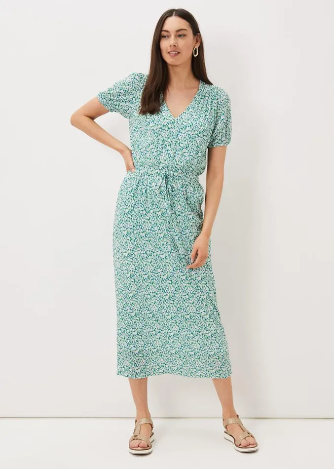 Melani Ditsy Print Midaxi Dress Multicoloured Women Phase Eight Dresses