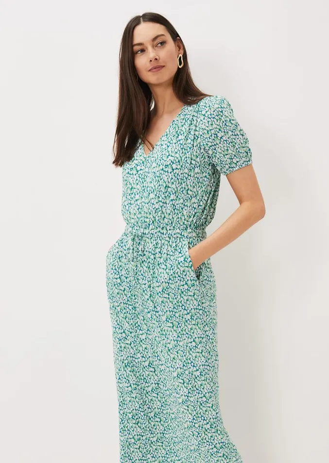 Melani Ditsy Print Midaxi Dress Multicoloured Women Phase Eight Dresses